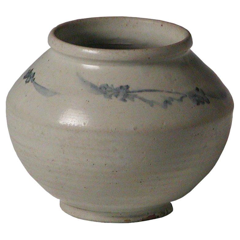 Korean ceramic storage jar For Sale