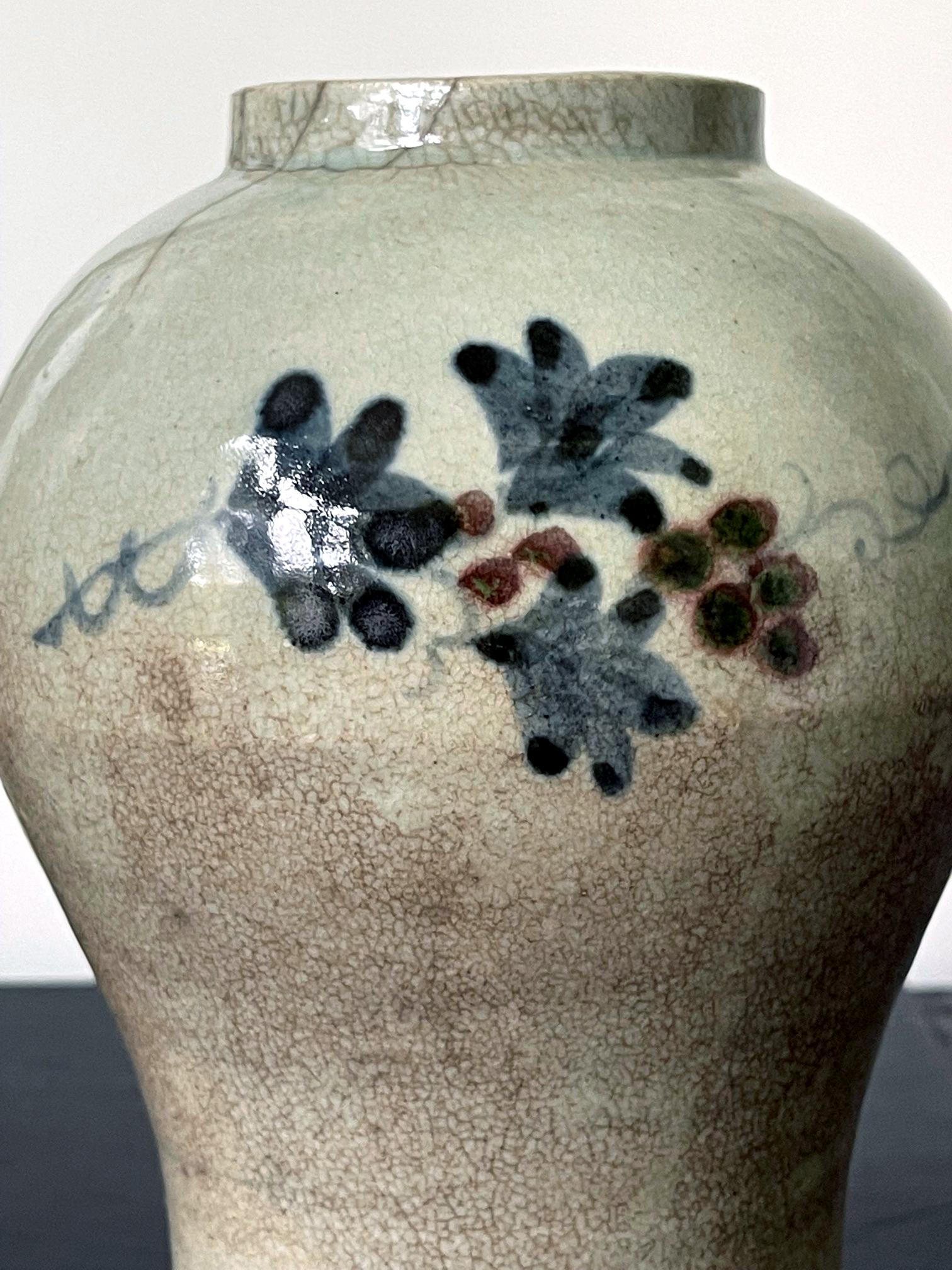 Korean Ceramic Storage Jar Joseon Dynasty For Sale 2