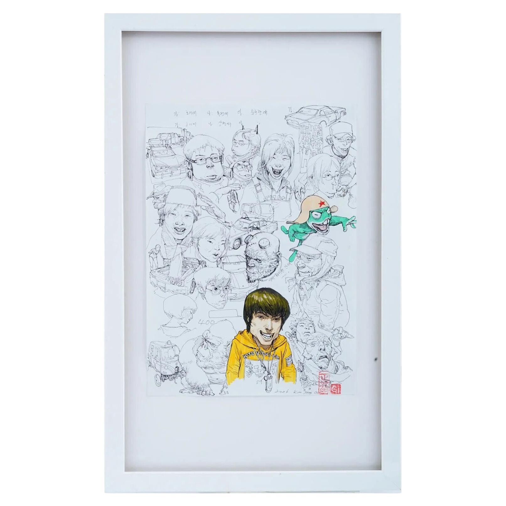 Korean Comics Mixed Media Painting By Kim Jung Gi