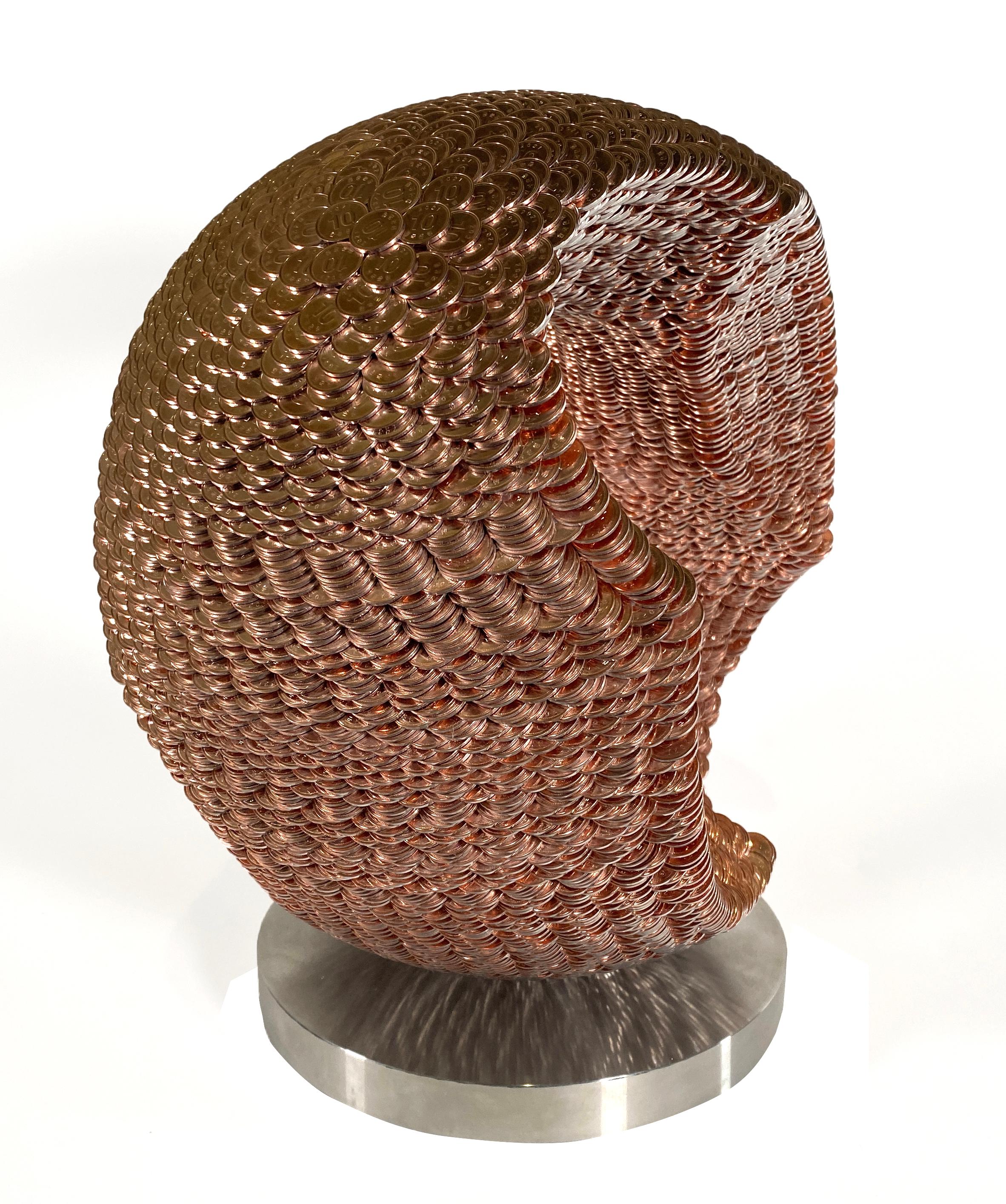 Kim Seungwoo is a contemporary Korean sculptor, based in Seoul, South Korea, famous for his sculptures made from coins and buttons. The Artist uses coins to build complex, surprisingly detailed, three-dimensional sculptures. Each sculpture consists