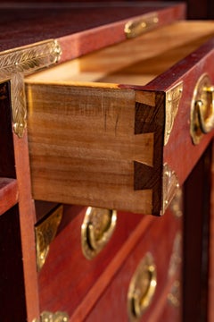 Korean Elmwood Cabinet