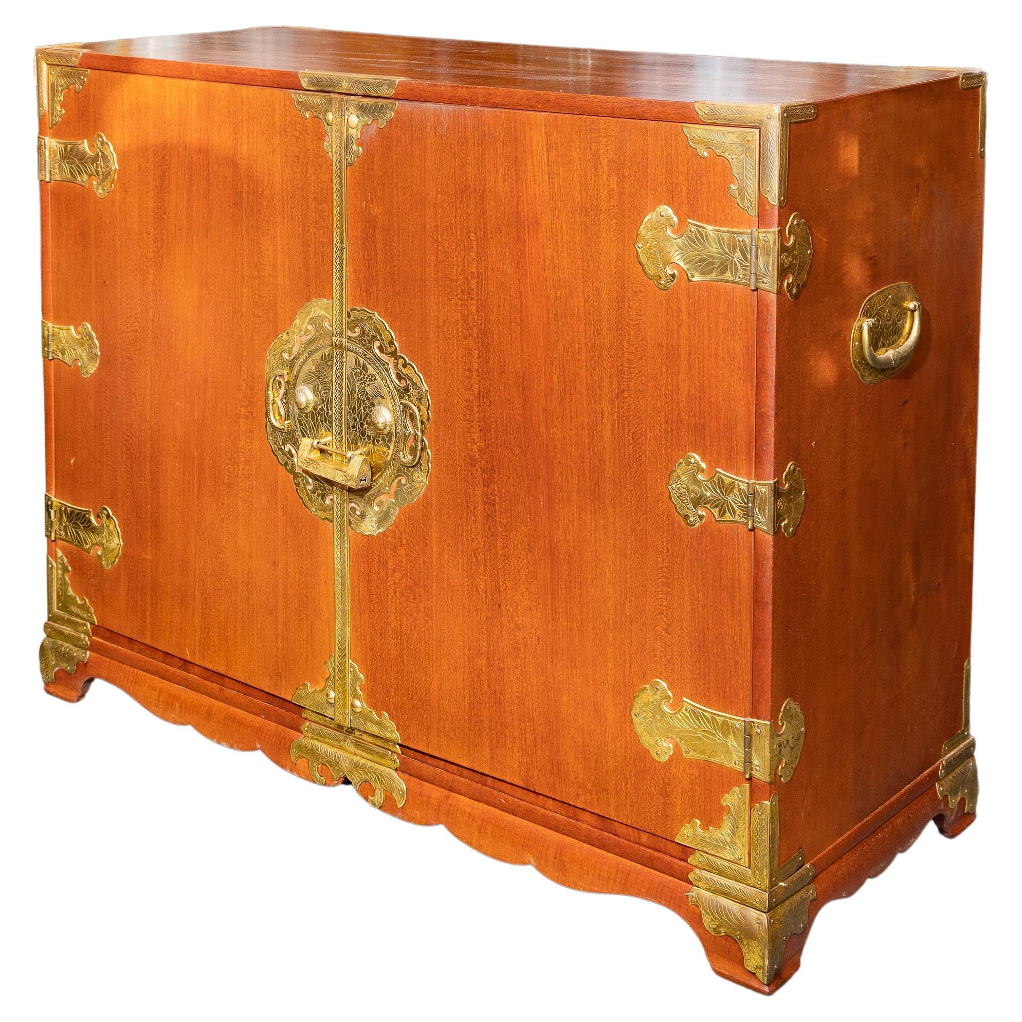 Korean Elmwood Cabinet