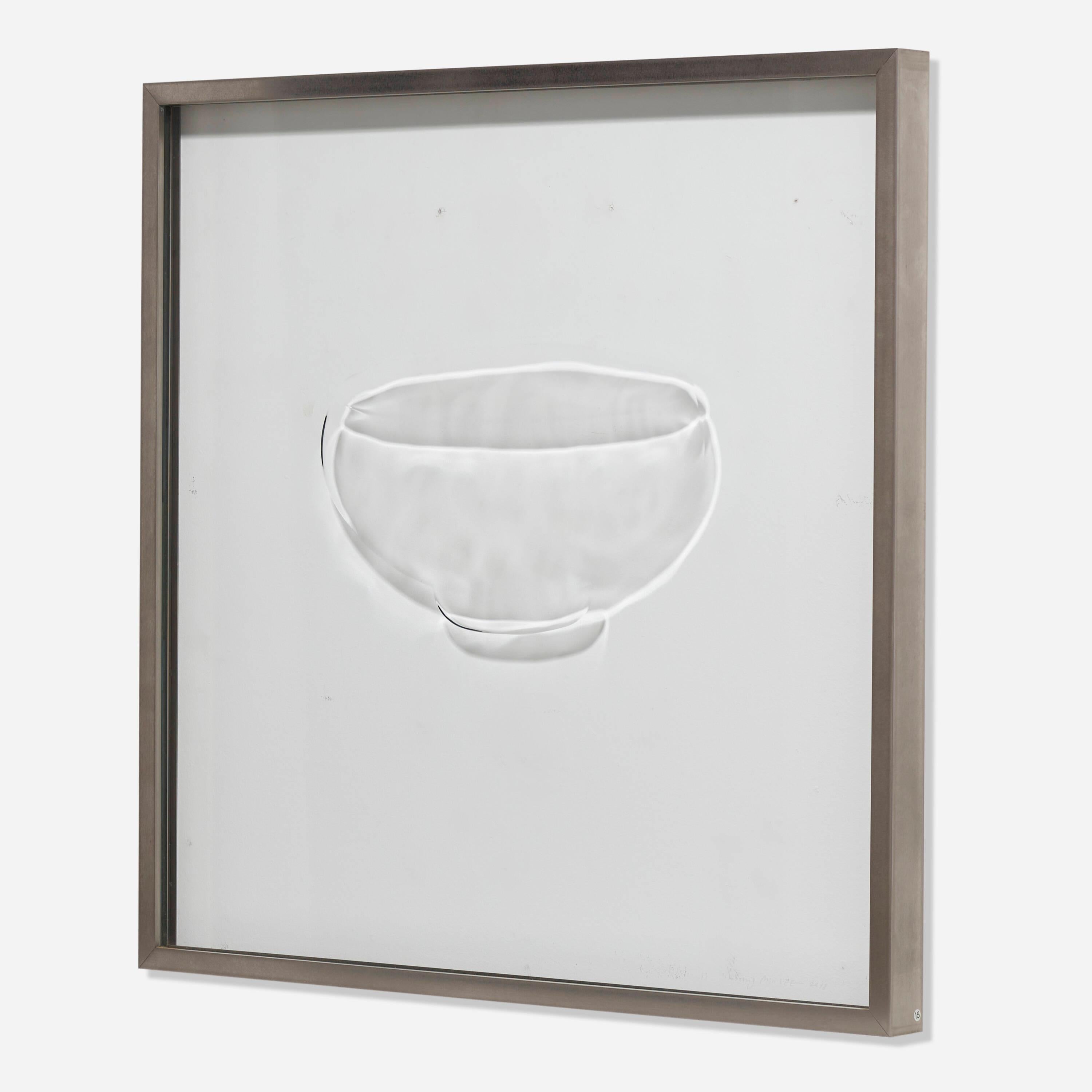 Modern Korean Etched Glass Sculpture by Sang-Min Lee For Sale