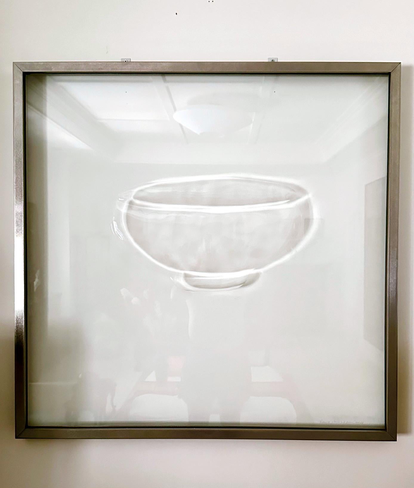 Korean Etched Glass Sculpture by Sang-Min Lee In Good Condition For Sale In Atlanta, GA