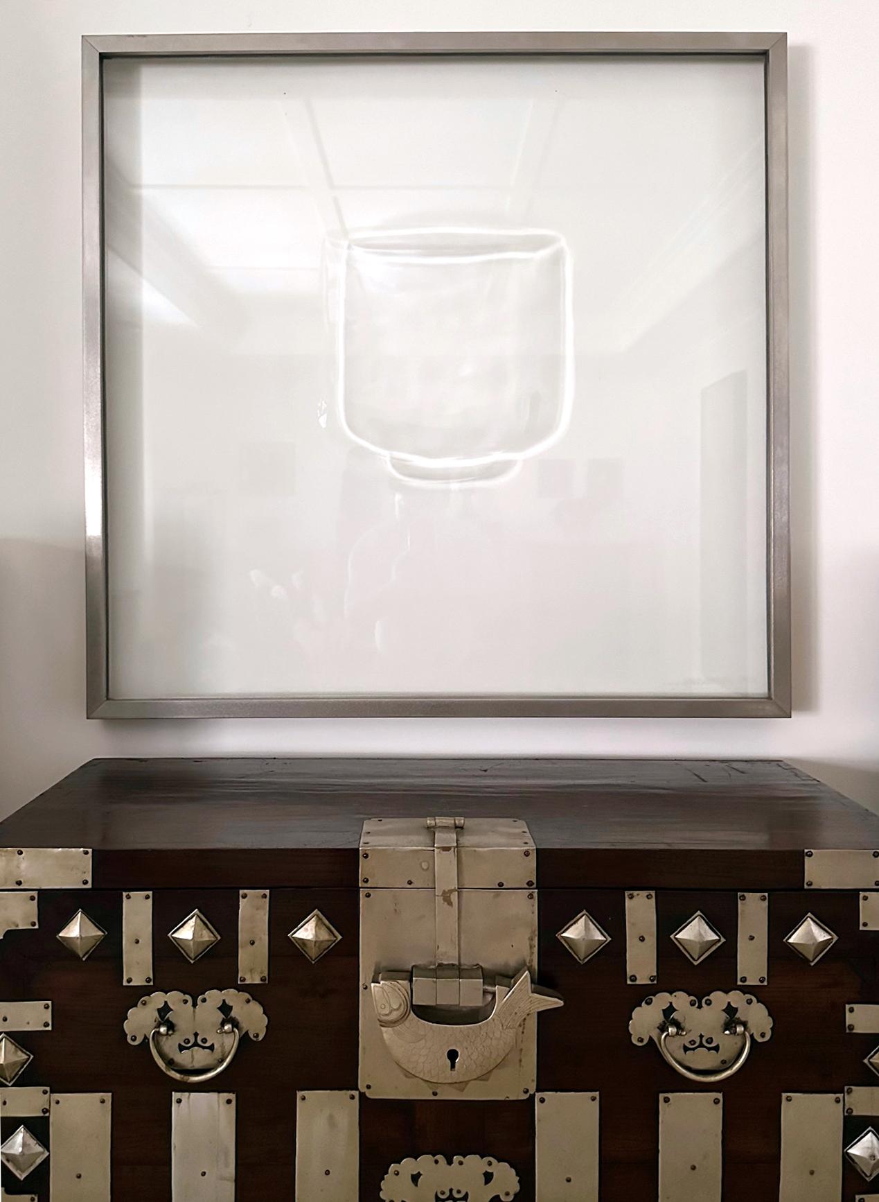 South Korean Korean Etched Glass Sculpture by Sang-Min Lee For Sale