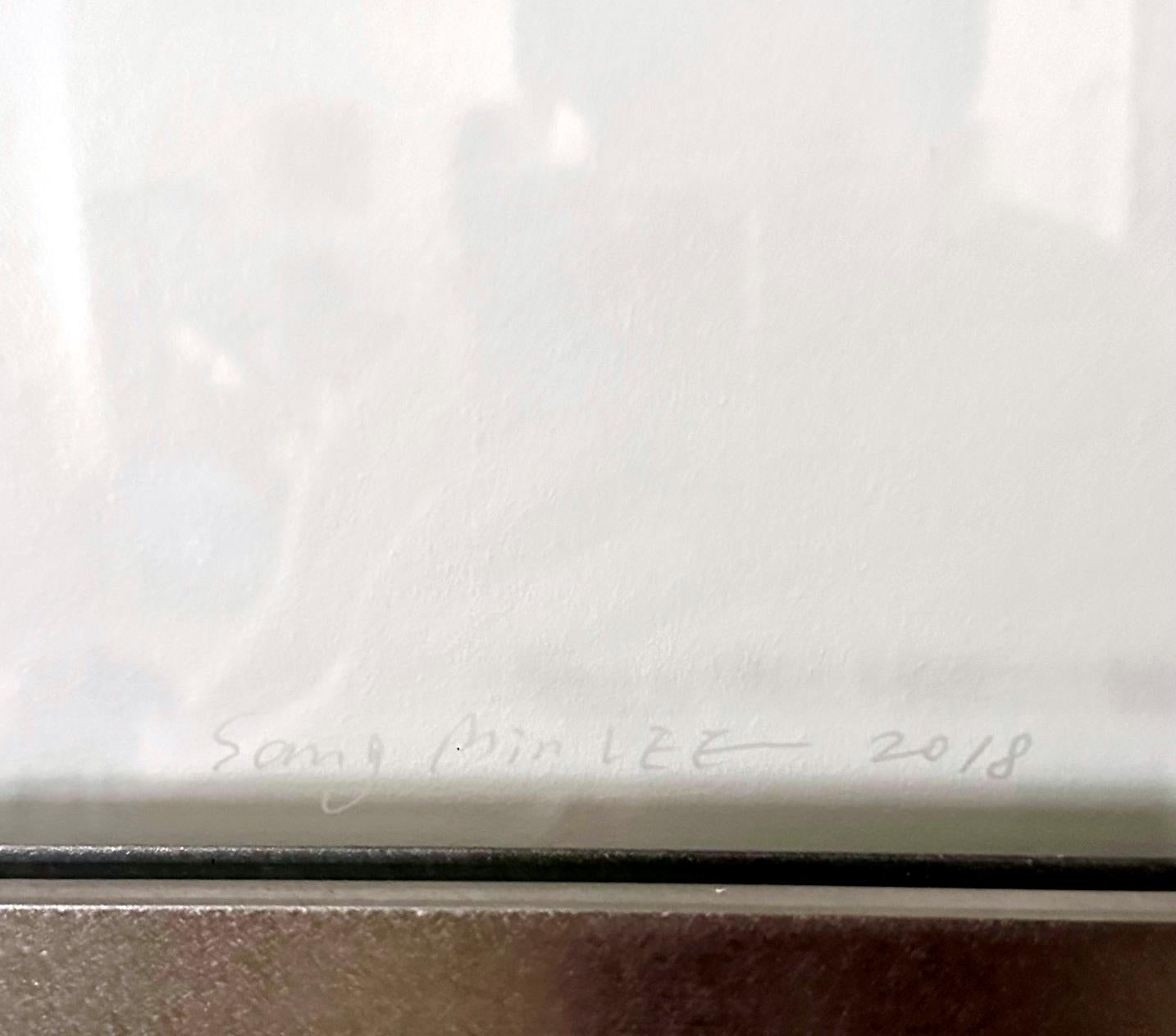 Korean Etched Glass Sculpture by Sang-Min Lee For Sale 1