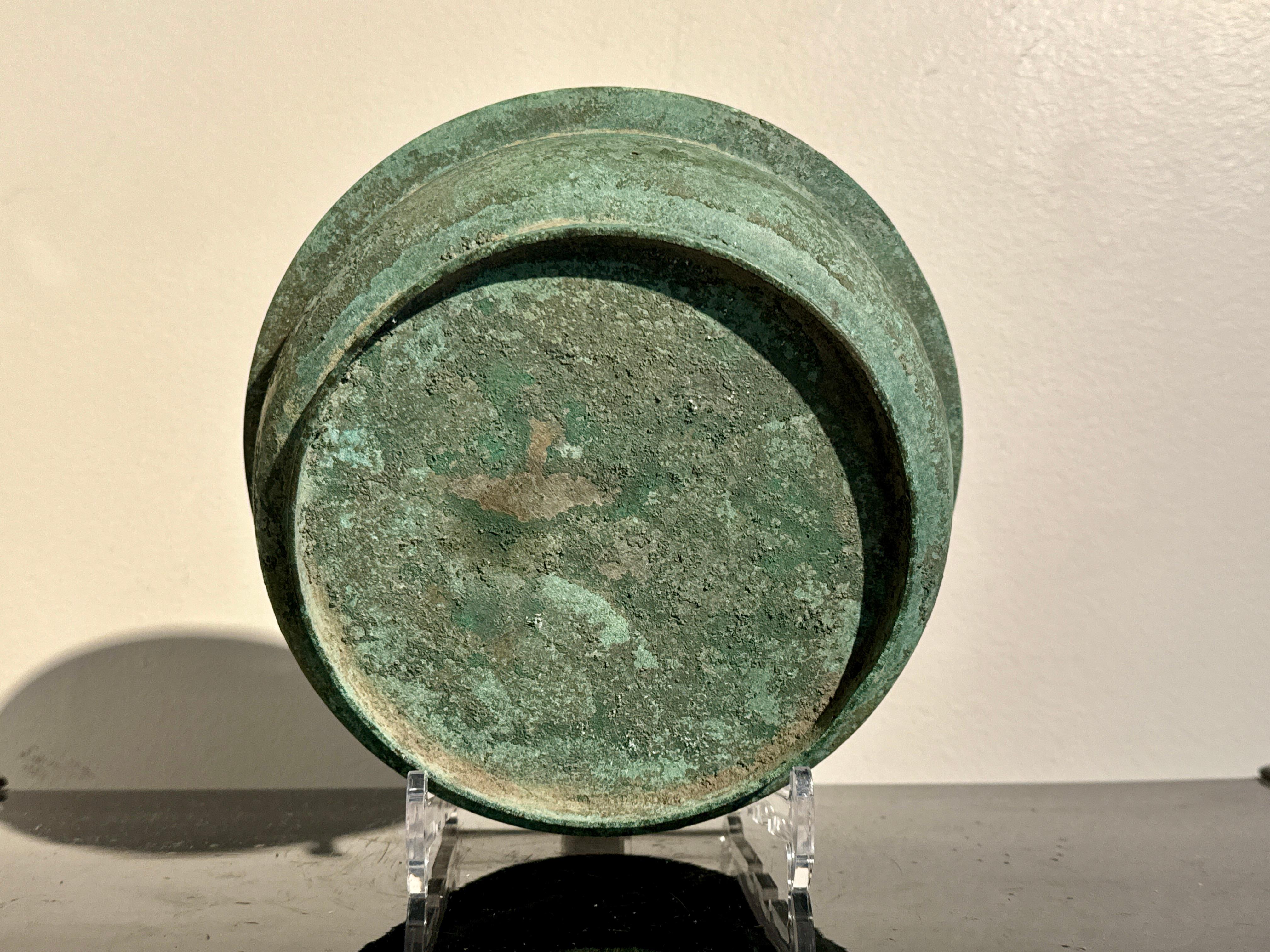 Korean Goryeo Bronze Basin, Goryeo Dynasty, 12th - 14th century, Korea For Sale 5