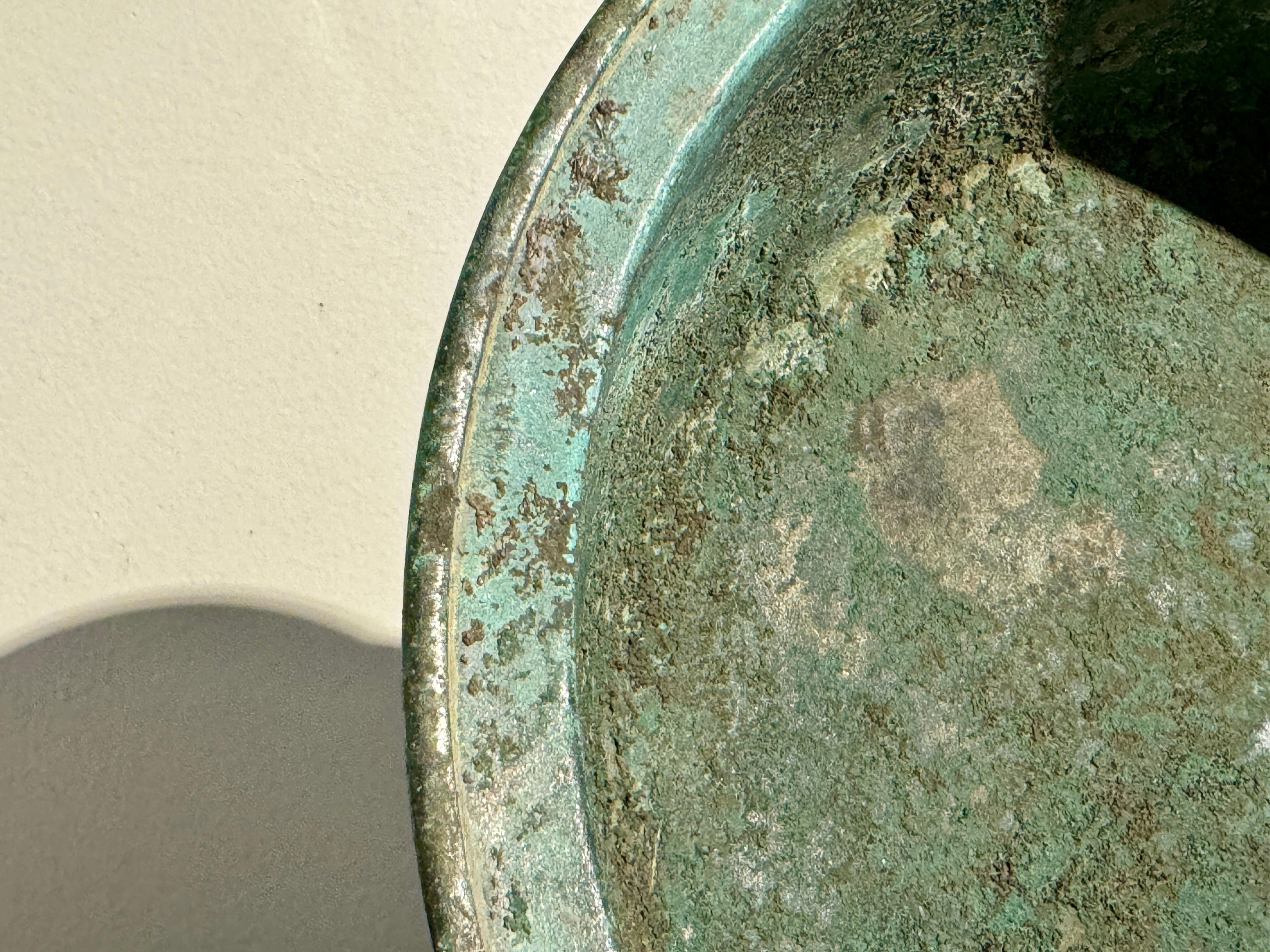Korean Goryeo Bronze Basin, Goryeo Dynasty, 12th - 14th century, Korea For Sale 3