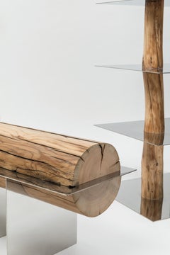 Korean "Hanok" Split Shelf, Shinkyu Shon