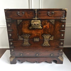 Korean Headside Storage Cabinet Morijang Joseon Dynasty