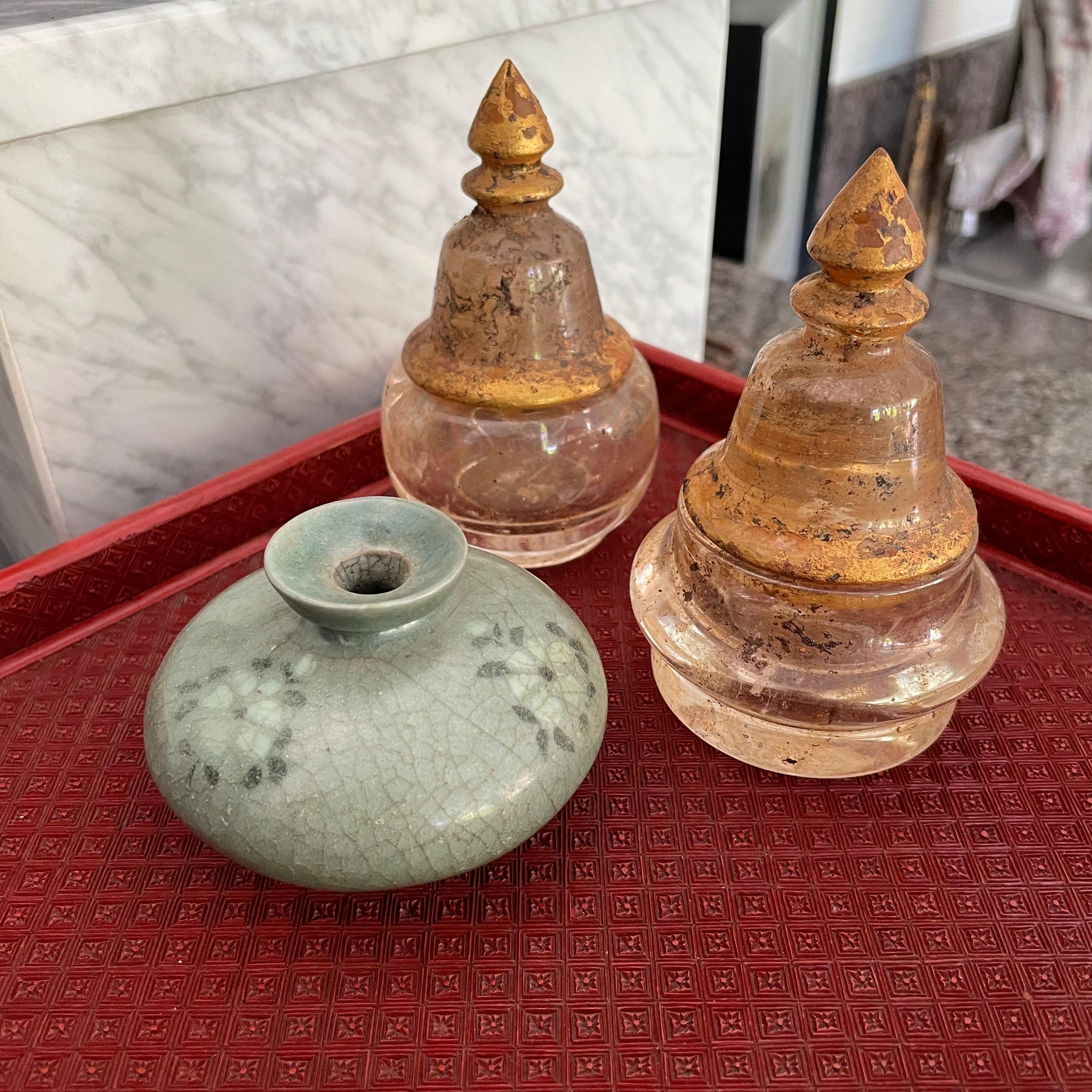 Korean Inlaid Celadon Ceramic Oil Bottle, Goryeo Dynasty For Sale 2