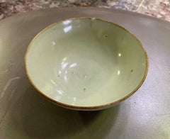 Korean Joseon Dynasty Glazed Pottery Ceramic Hakame Chawan Tea Bowl