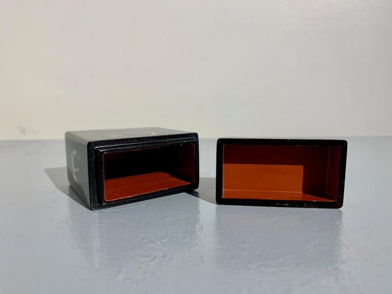 korean cigarette holder Korean Lacquer Mother of Pearl Inlay Cigarette Box, 1930's, Korea at  1stDibs