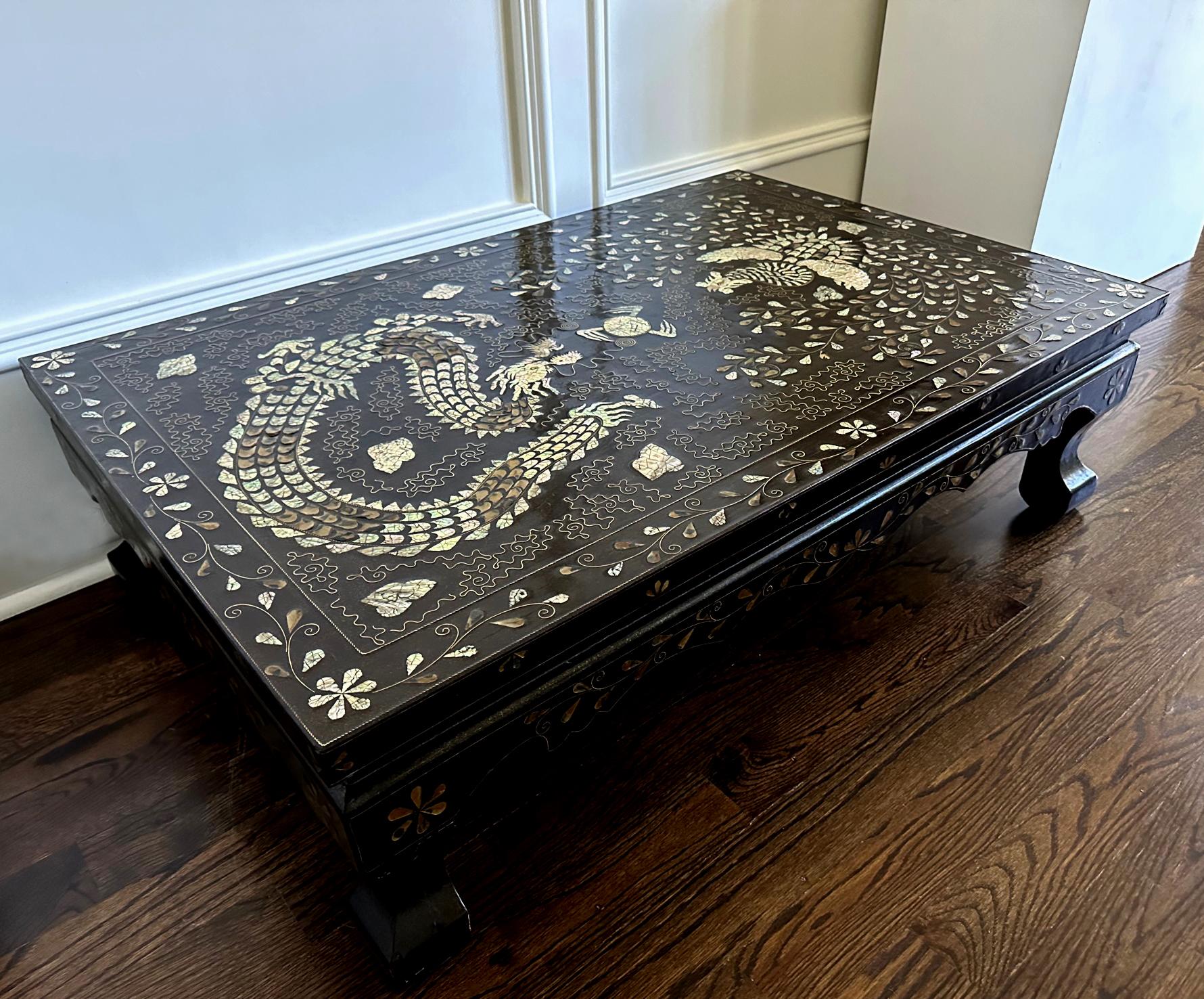 korean mother of pearl table