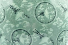 Korean Meiping Green Porcelain Flower Vase, Early 20th Century