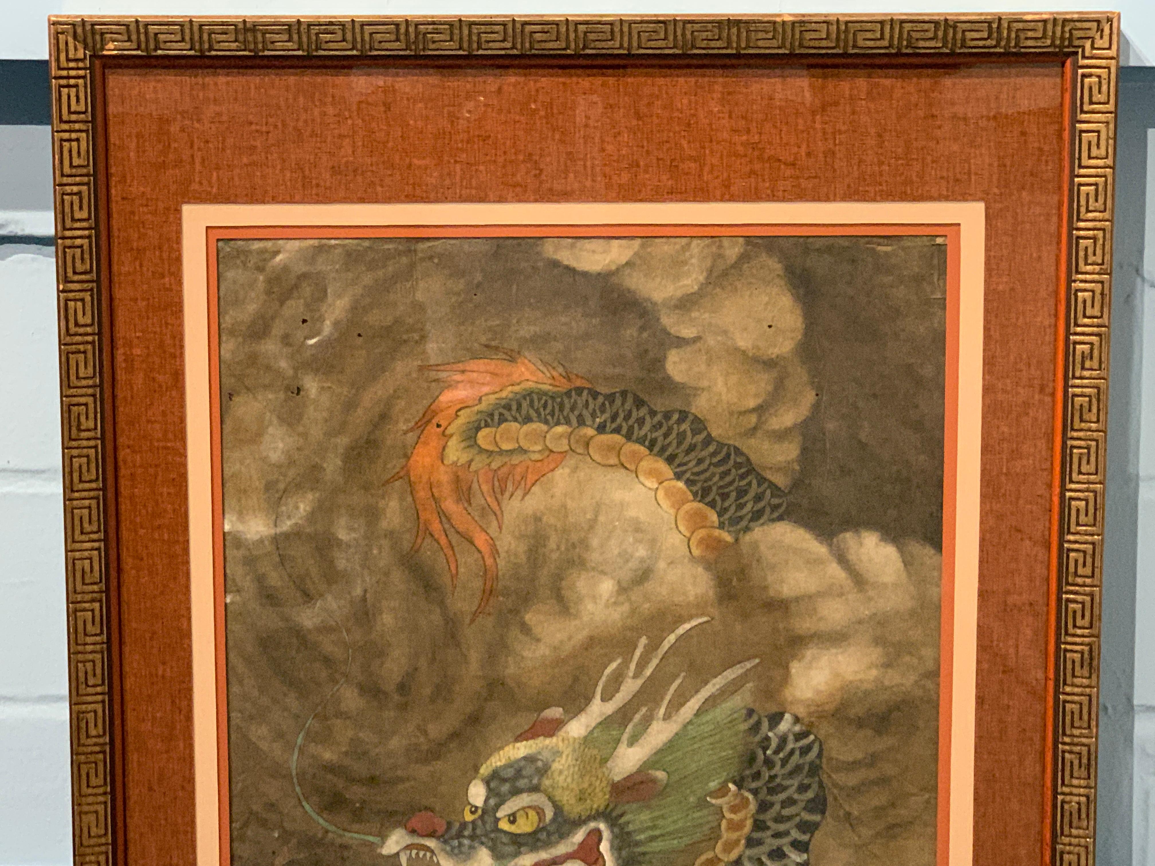 korean dragon painting