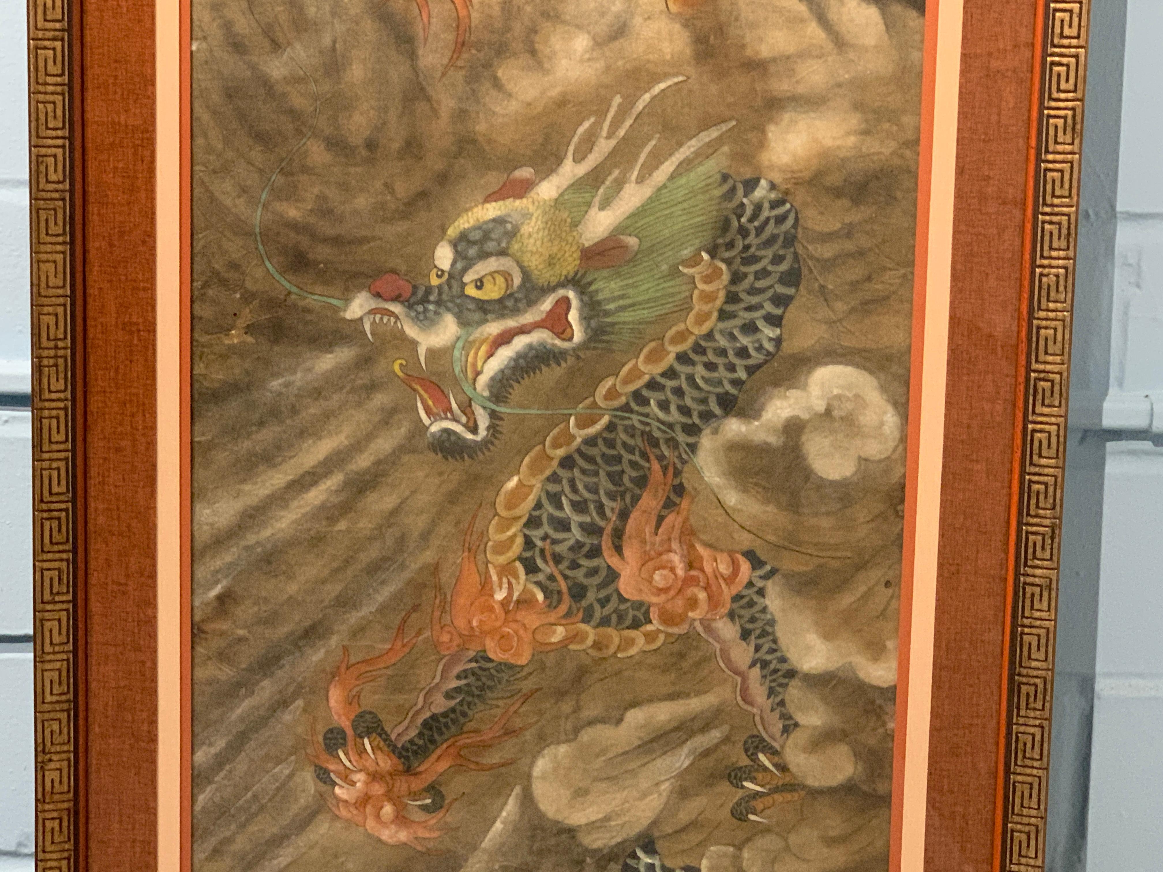 traditional korean dragon art
