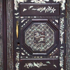 Korean Mother-of-Pearl Inlay Armoire