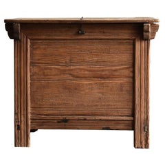Antique Korean Old Wooden Stand / Wooden Box / Joseon Era 19th Century / Folk Art