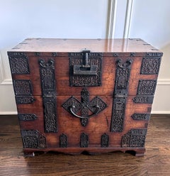 Antique Korean Bandaji Chest Pyongan Do Joseon Dynasty