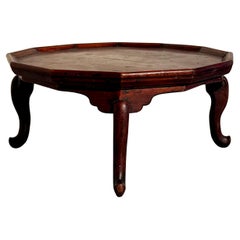 Korean Small Wood Tray Table, Soban, Joseon Dynasty, Late 19th century, Korea