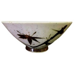 Dekorative Schale mit koreanischer Speckle-Glasur