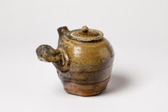 Korean Stoneware Ceramic Tea-Pot by Seung Ho Yang Korea and La Borne Artist