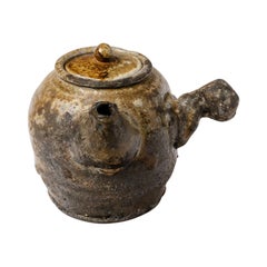 Retro Korean Stoneware Ceramic Tea-Pot by Seung Ho Yang Korea and La Borne Artist