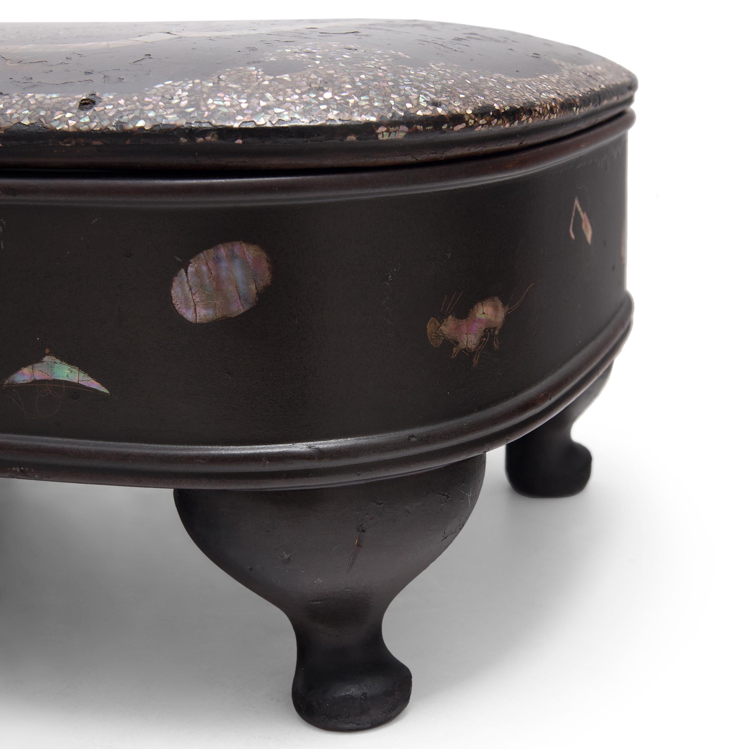 Korean Table Chest with Mother-of-Pearl Inlay, C. 1900 3