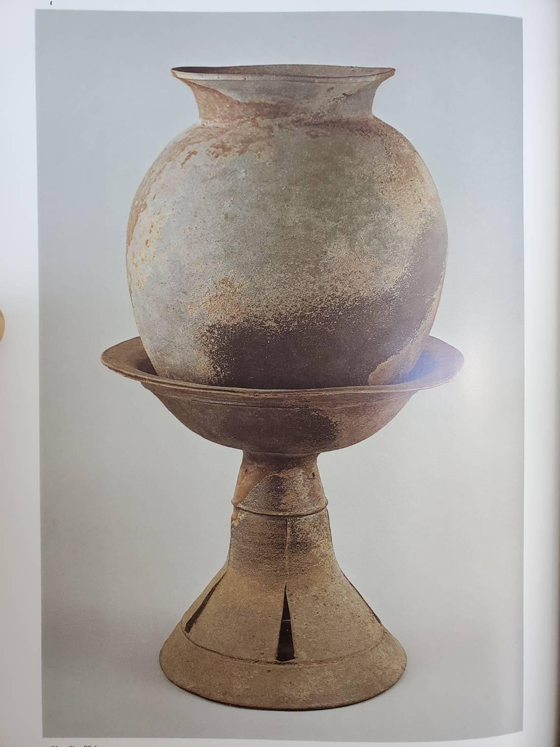 Korean very old baked earthenware jar/Excavation/Large flower vase 12