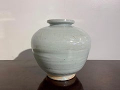 Vaso coreano smaltato bianco, dinastia Joseon, XVIII secolo, Corea