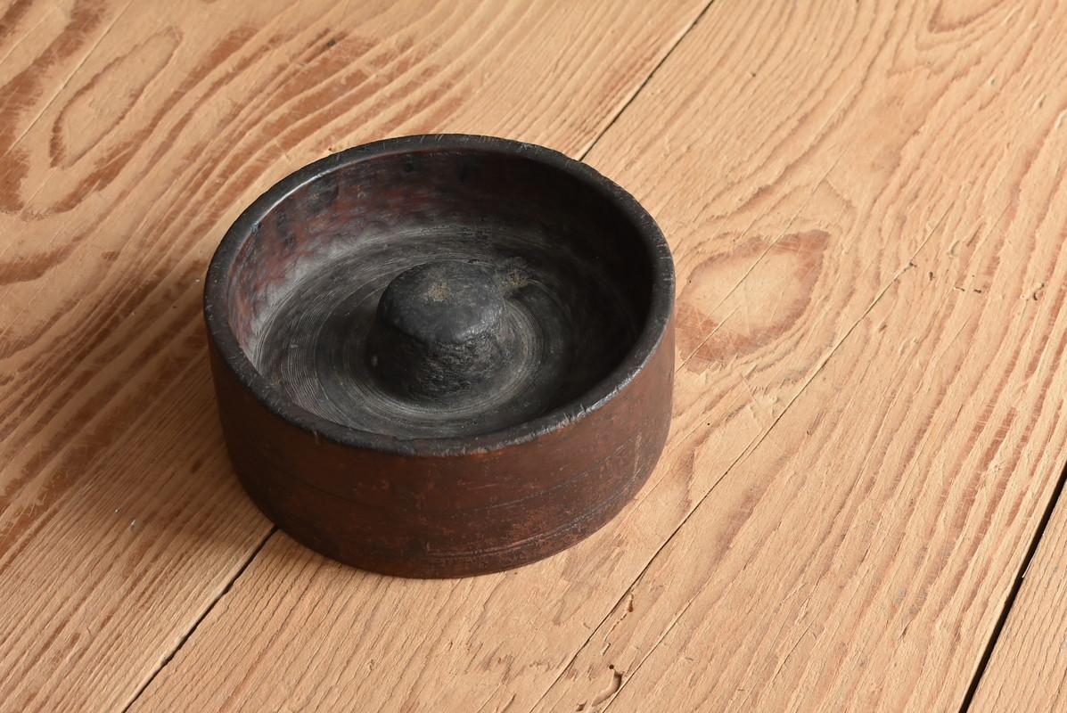 Korean Wooden Antique Ashtray / Joseon Era / 19th Century / Folk Art 4