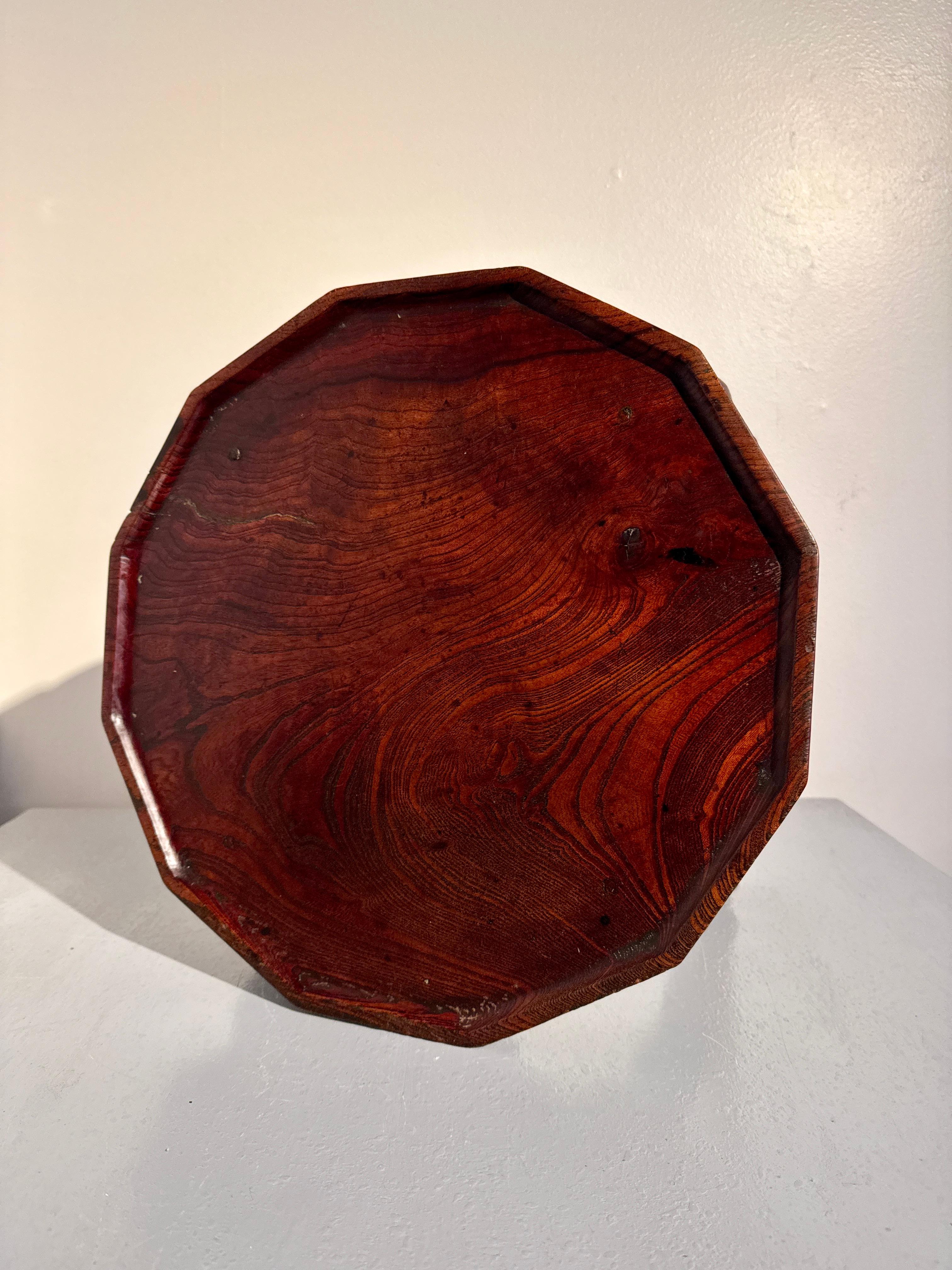 Korean Zelkova Wood Tray Table, Soban, Joseon Dynasty, Mid 19th century, Korea For Sale 2