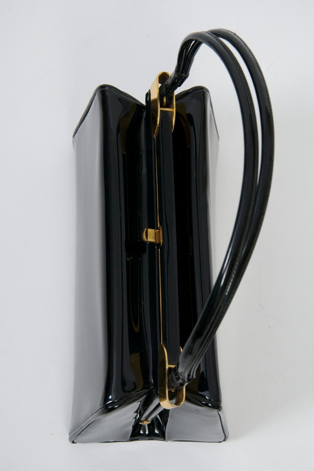 Women's Koret Black Patent Handbag