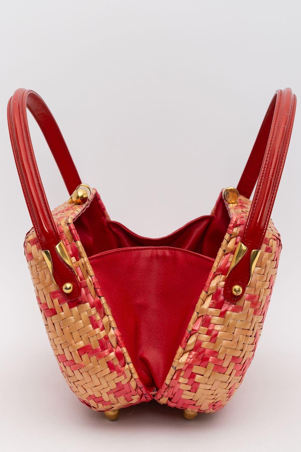 Koret wicker bag For Sale 1