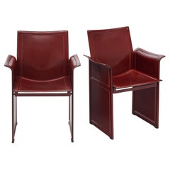 “Korium” Armchairs by Tito Agnoli for Matteo Grassi