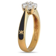 Korloff 18K Yellow Gold 0.43 Ct Diamond Ring