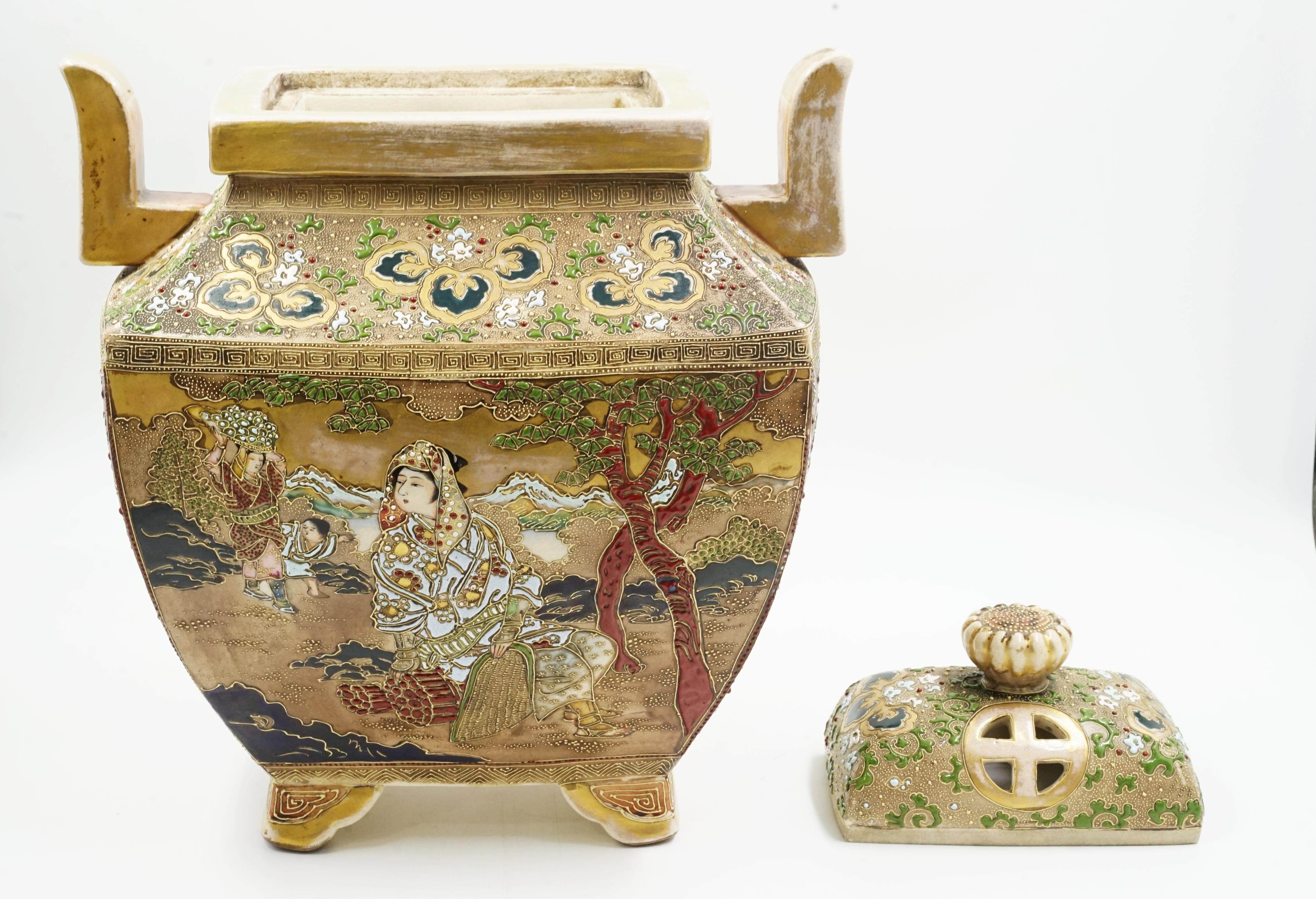 Koro Satsuma Japanische Keramik im Angebot 2