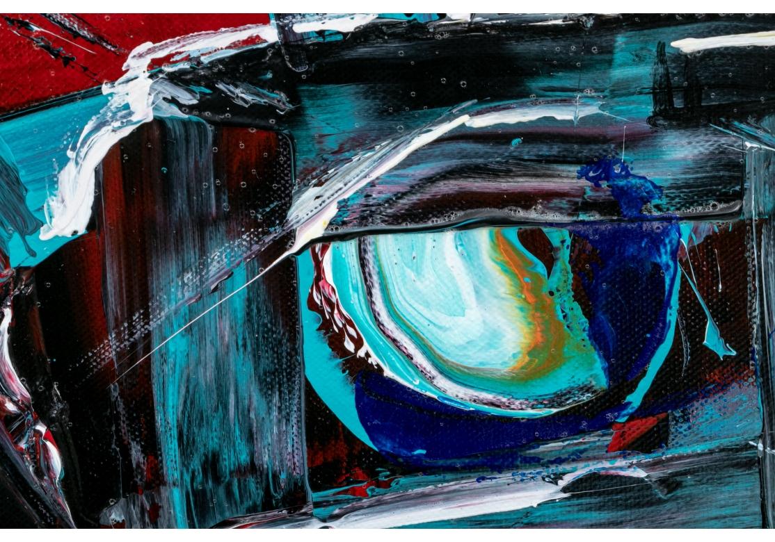 Koroush Namazi (Iraner, 20-21 n. Chr.) Contemporary Colorful Acrylic Cubist Style (21. Jahrhundert und zeitgenössisch) im Angebot