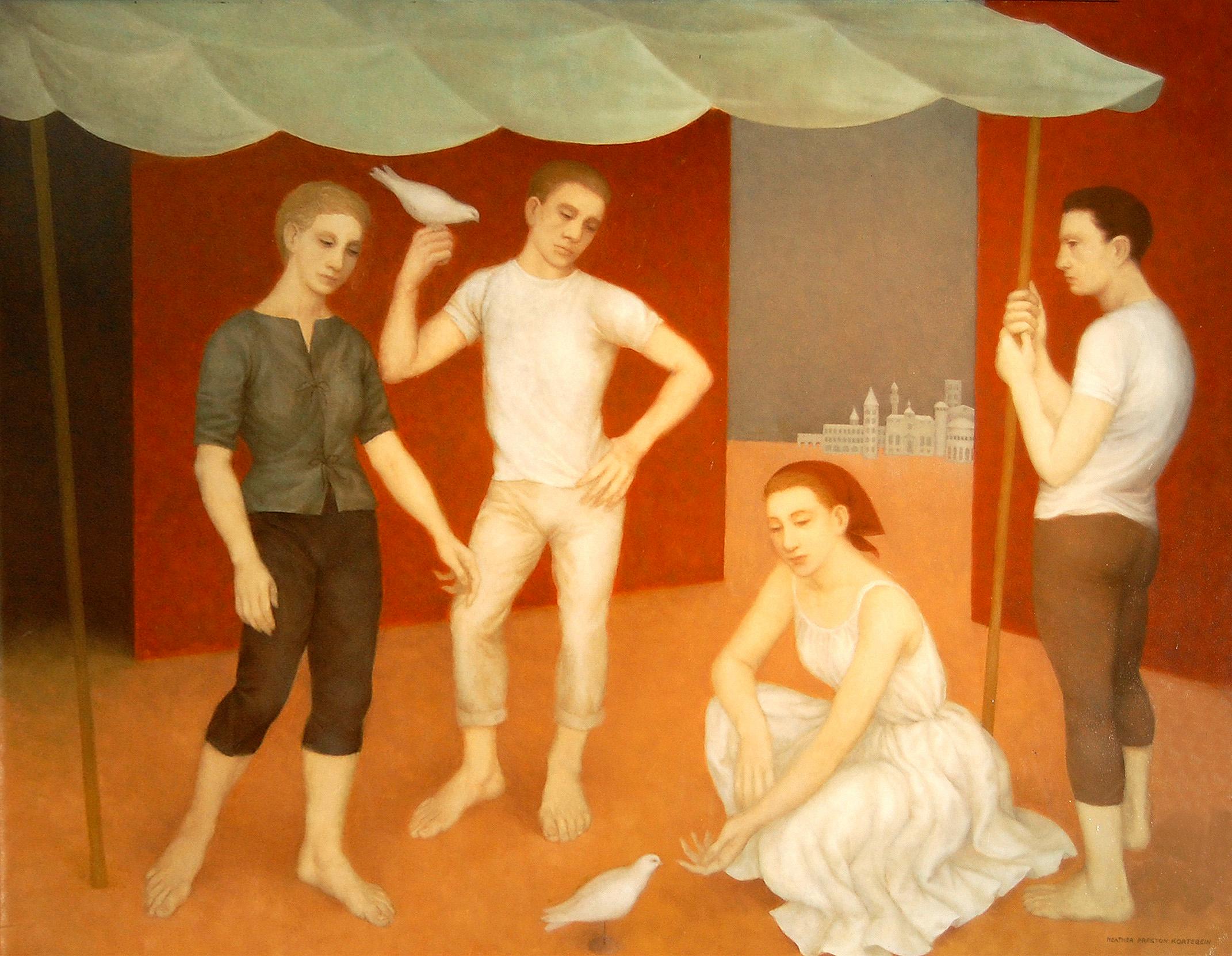 Die Botschaft – Painting von Kortebein Preston Heather 