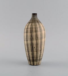 Körting Ceramics, Unique Vase in Glazed Stoneware, Mid-20th C