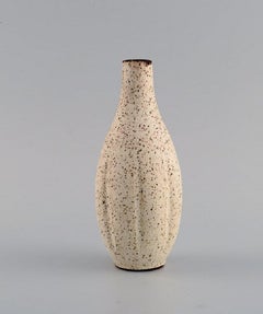 Körting, Germany, Unique Vase in Glazed Stoneware, Beautiful Speckled Glaze