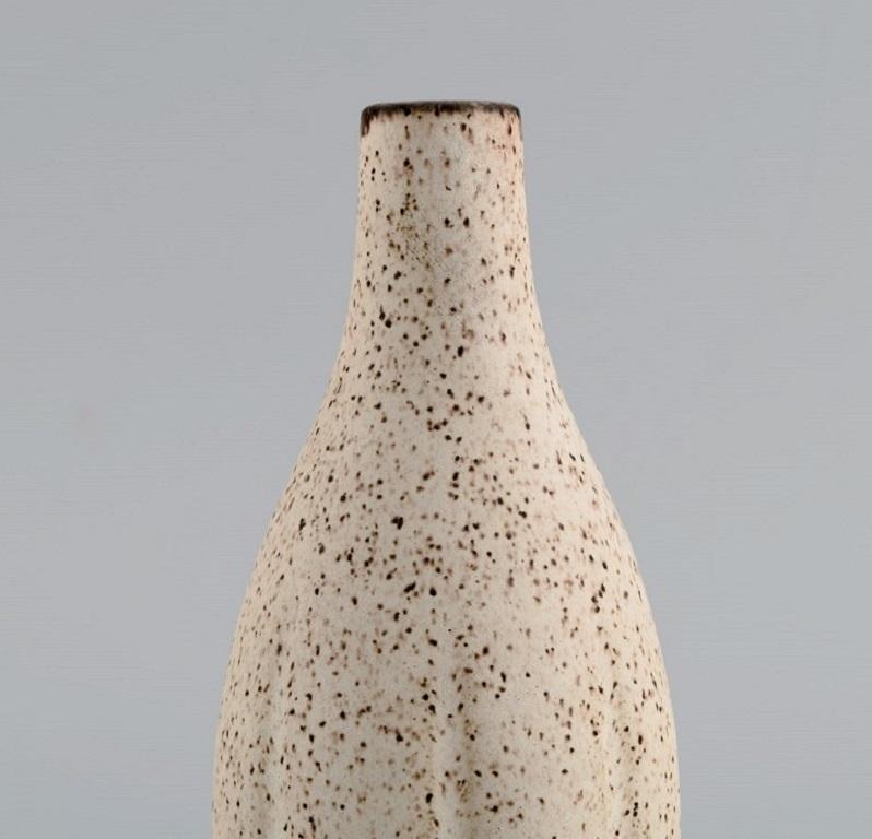 Körting, Germany, Unique Vase in Glazed Stoneware, Beautiful Speckled Glaze In Excellent Condition For Sale In Copenhagen, DK