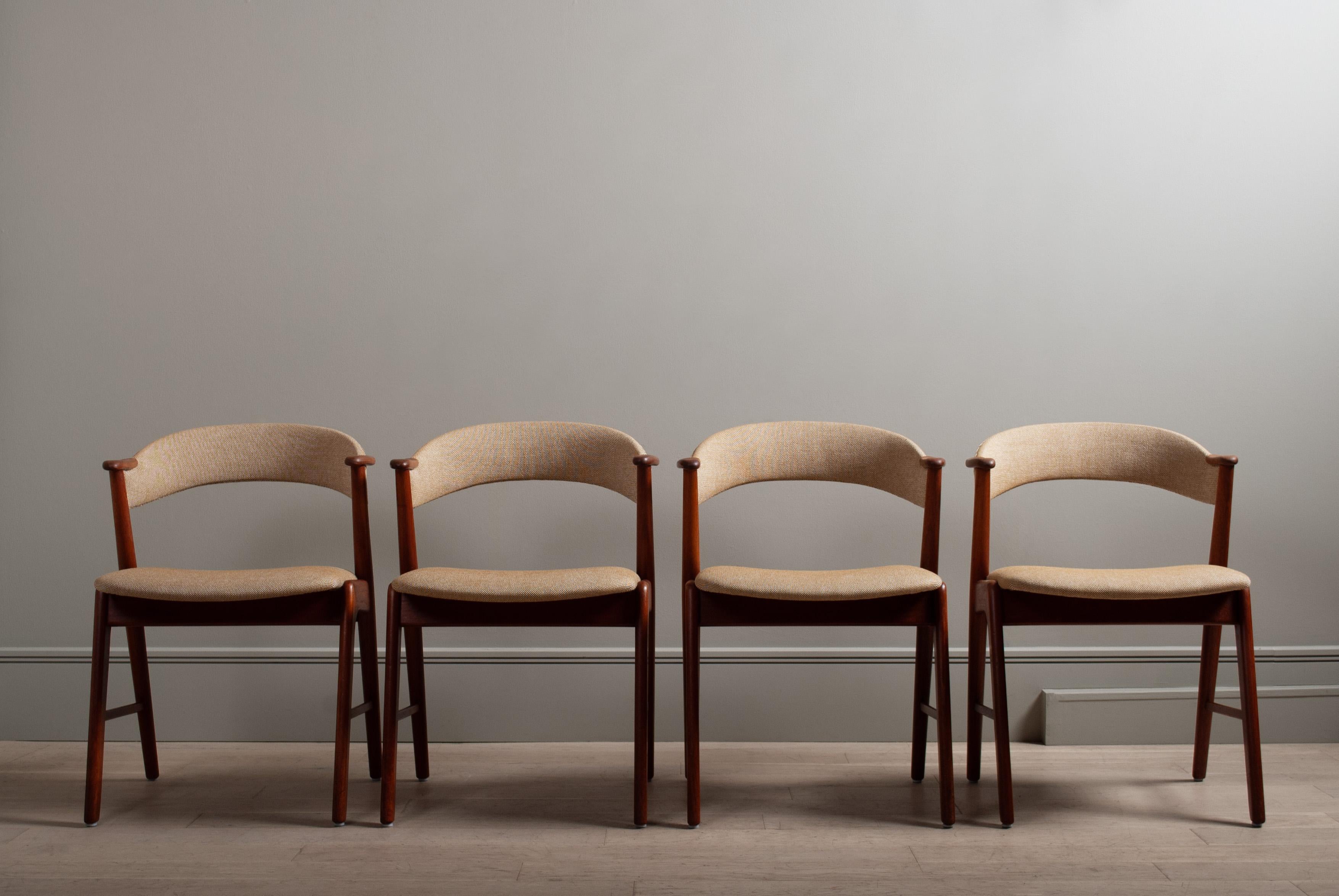 Korup Stolefabrik Modernist Dining Chairs, Set of 4 For Sale 3