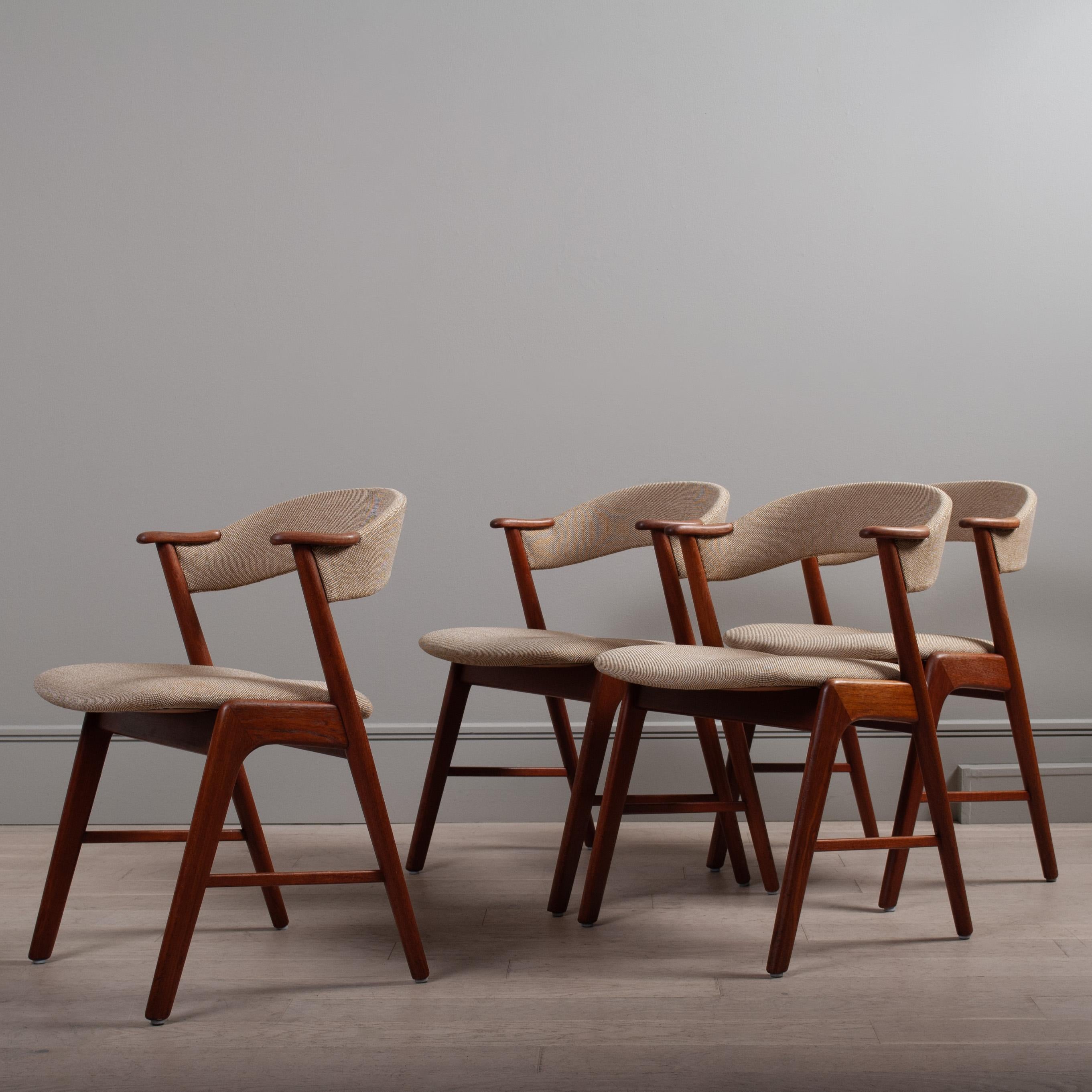 Korup Stolefabrik Modernist Dining Chairs, Set of 4 For Sale 1