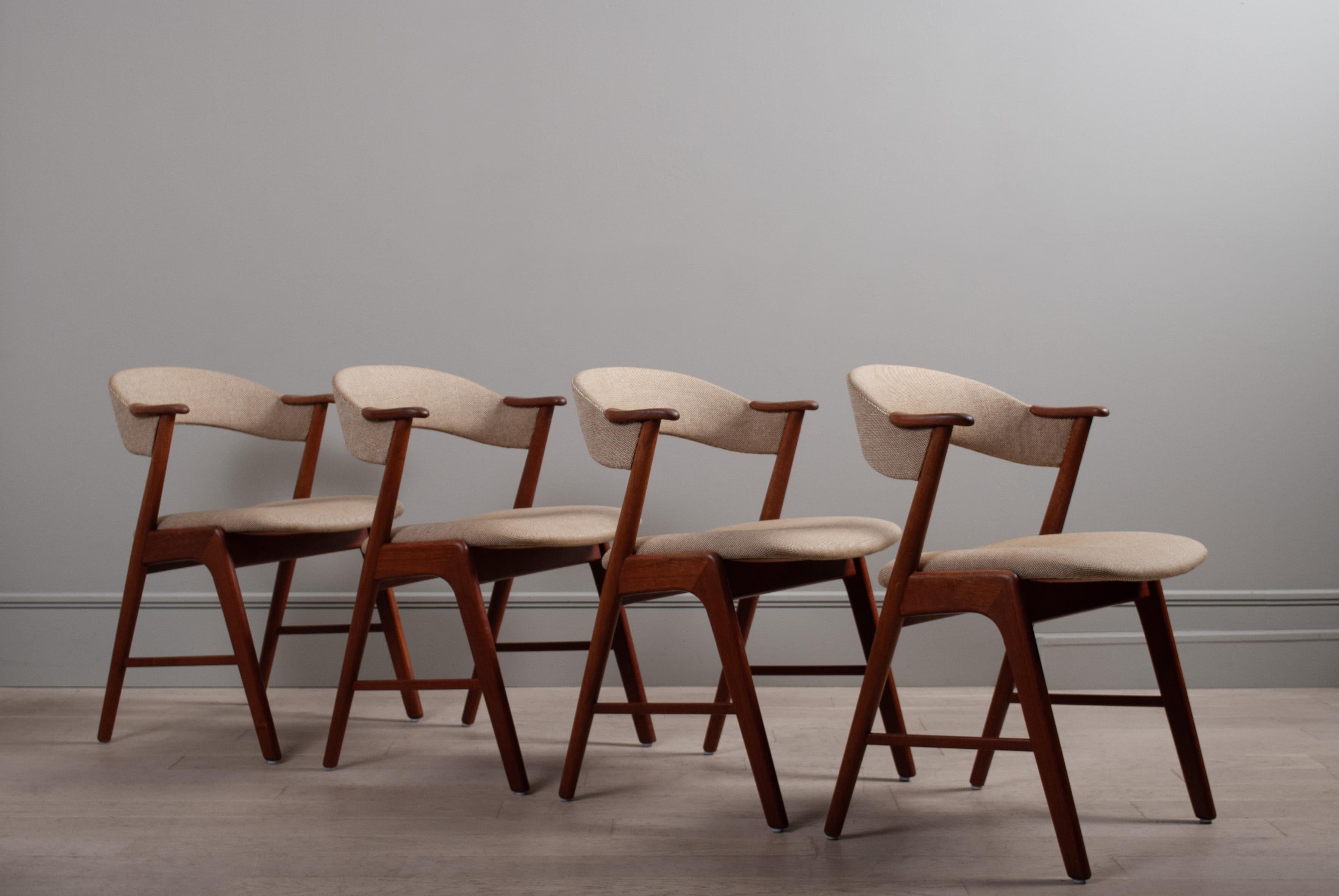 Korup Stolefabrik Modernist Dining Chairs, Set of 4 For Sale 2