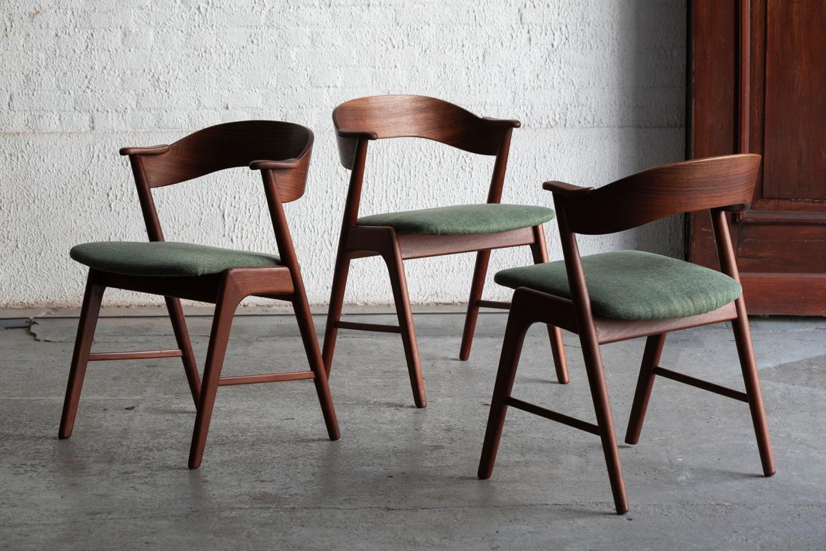 Korup Stolefabrik Set of 4 Dining Chairs, 'Model KS 21', Danish Design, 1960s 4