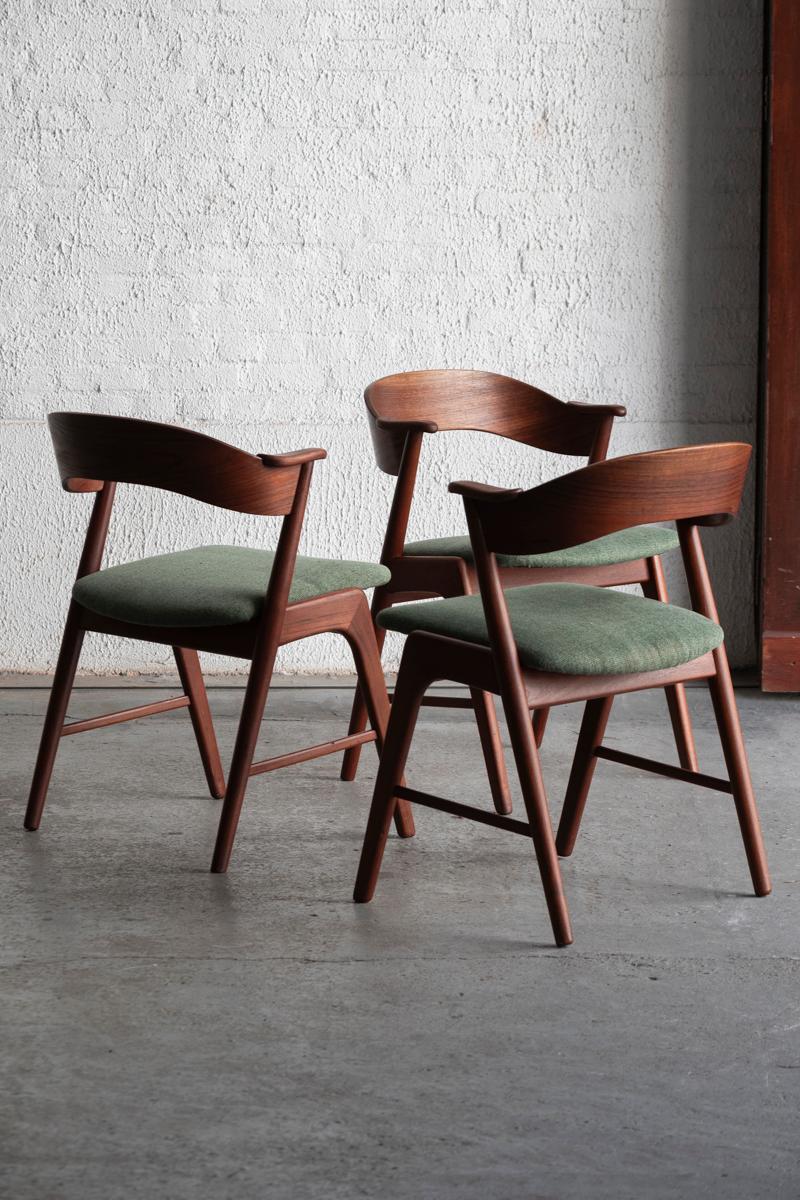Korup Stolefabrik Set of 4 Dining Chairs, 'Model KS 21', Danish Design, 1960s 3