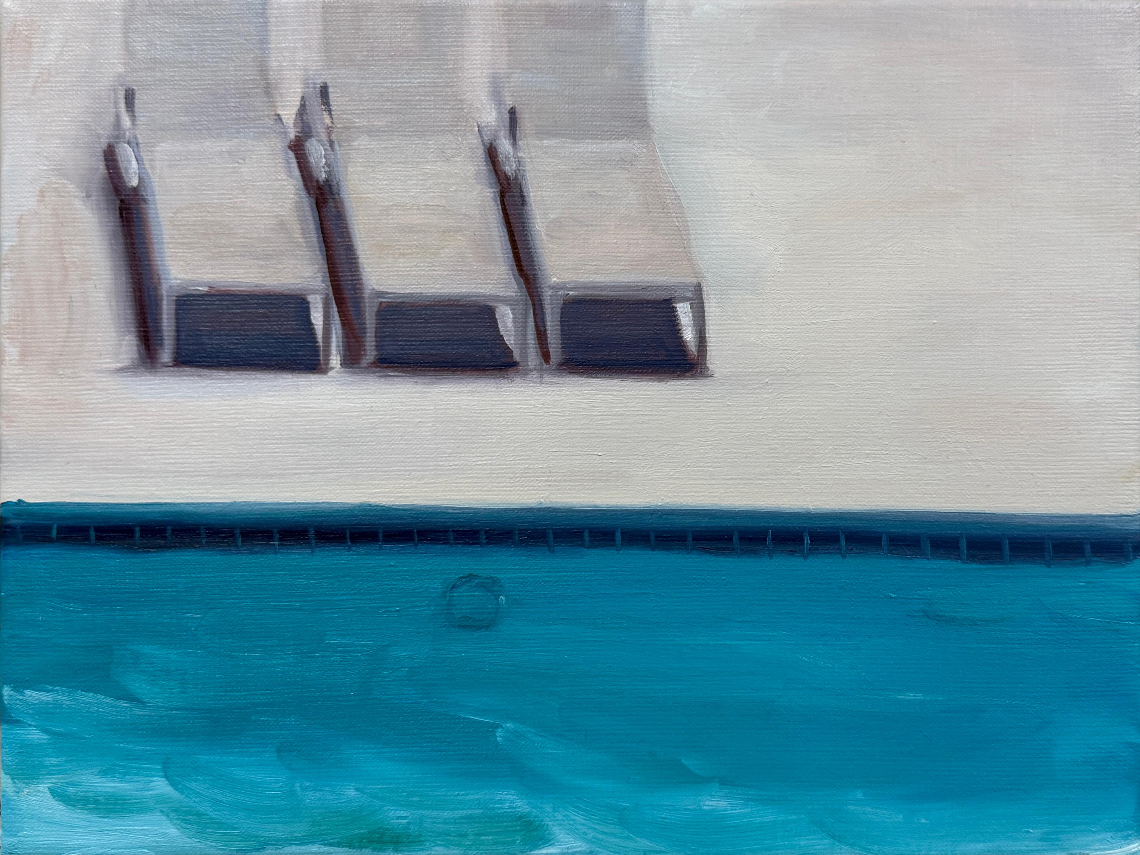 "3 Chairs"- oil on linen