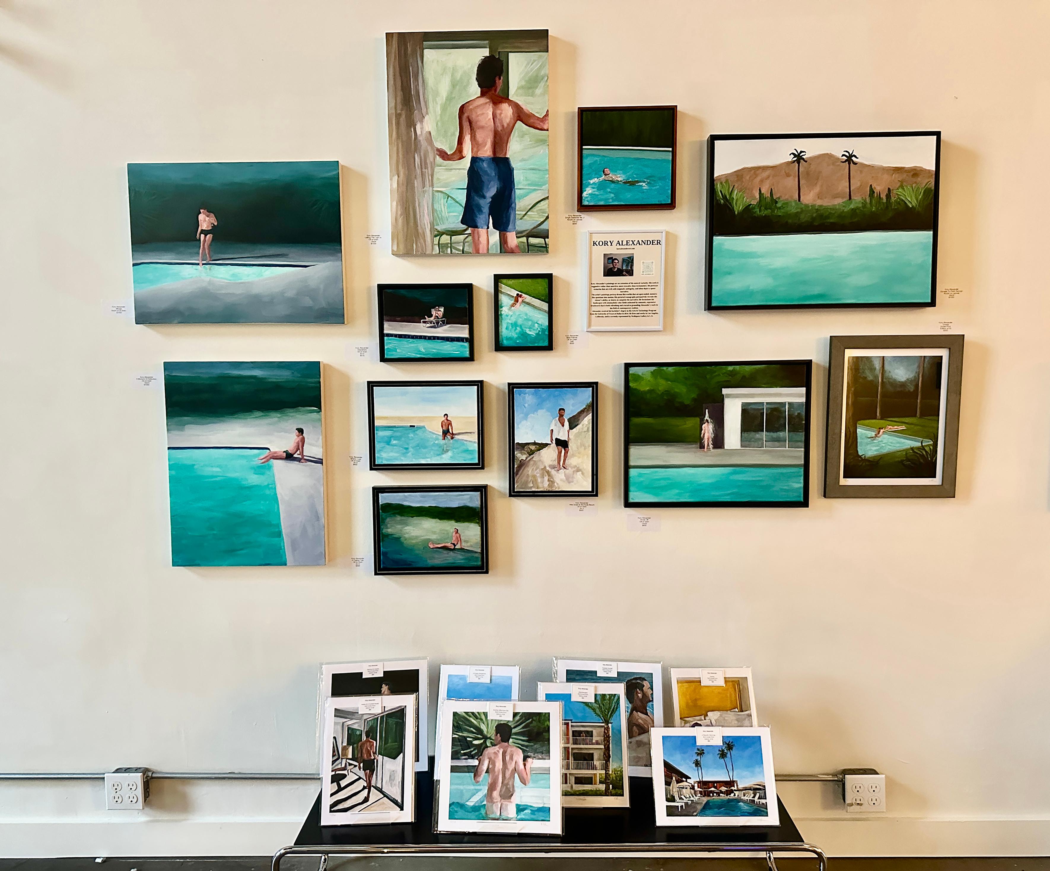 „A Moment Of Reflection“ – Öl auf Leinen im Angebot 4